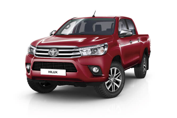 toyota hilux invincible d/cab pick up 2.8 d-4d front view
