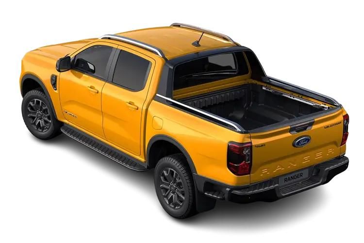 ford ranger pick up d/cab platinum 3.0 ecoblue v6 240 auto back view