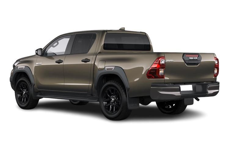 toyota hilux invincible d/cab pick up 2.4 d-4d auto back view