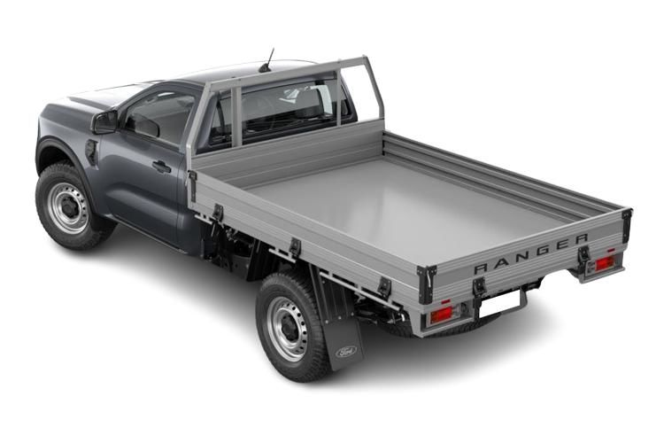 ford ranger pick up chassis cab xl 2.0 ecoblue 170 back view