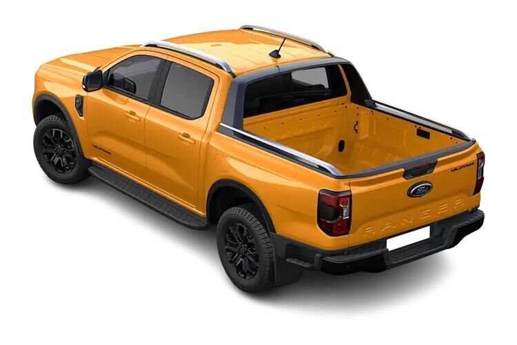 ford ranger pick up d/cab platinum 2.3 ecoboost phev 281 auto back view