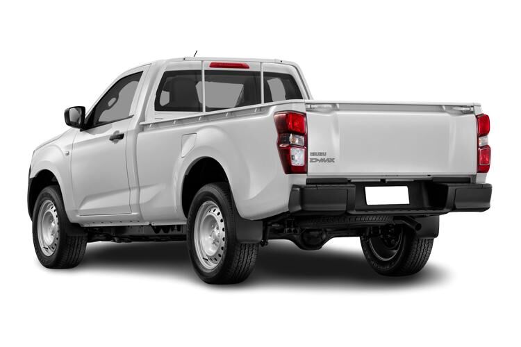isuzu d-max 2.2 utility single cab 4x4 back view