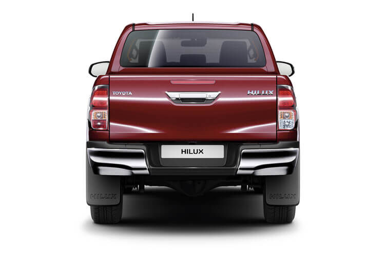 toyota hilux invincible d/cab pick up 2.8 d-4d back view