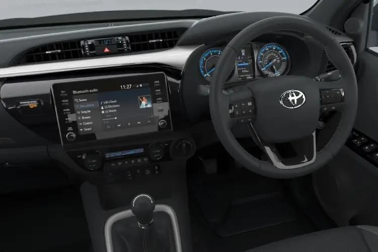 toyota hilux invincible d/cab pick up 2.4 d-4d auto inside view