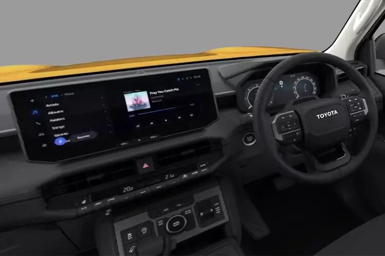 toyota hilux active d/cab pick up 2.8 d 48v auto inside view